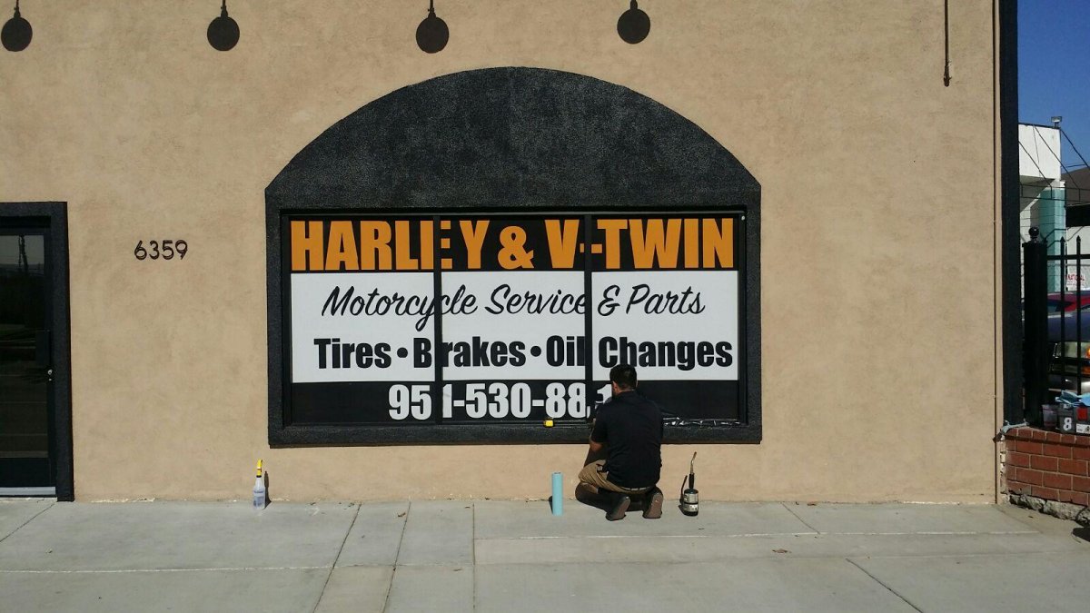 window graphic installation - in Fontana, Rancho, Jurupa, Riverside and Eastvale