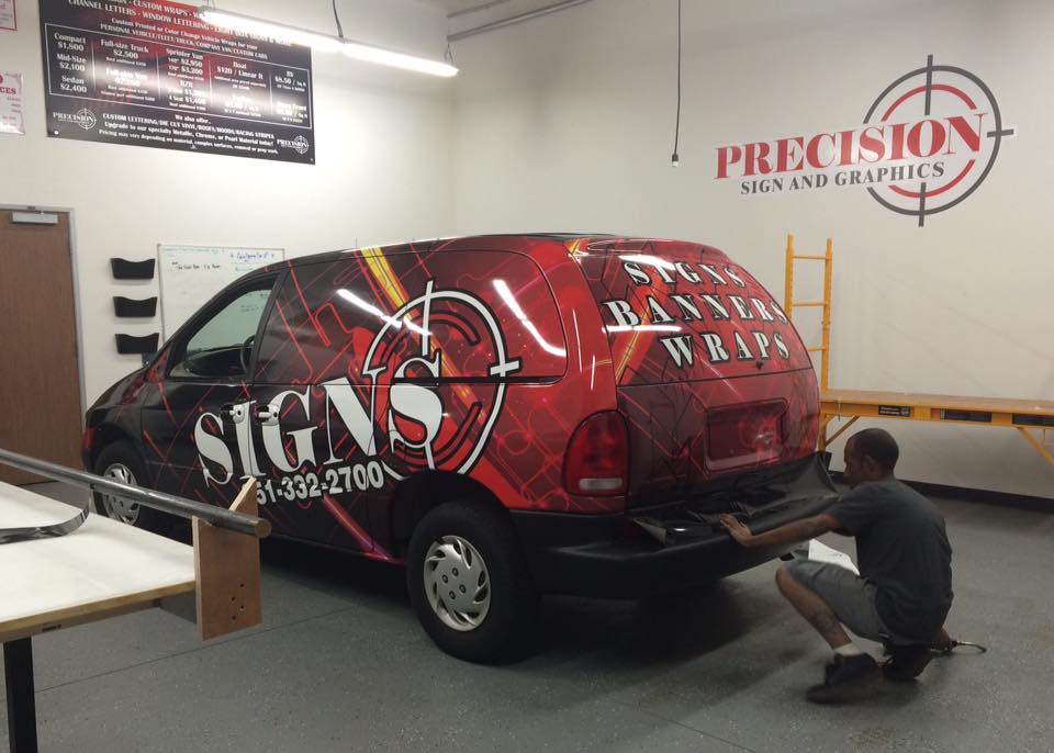 Mini Van Vinyl Wrap - Vehicle graphics, wraps and lettering in Vinyl vehicle wraps in Fontana, Rancho, Jurupa, Riverside and Eastvale areas