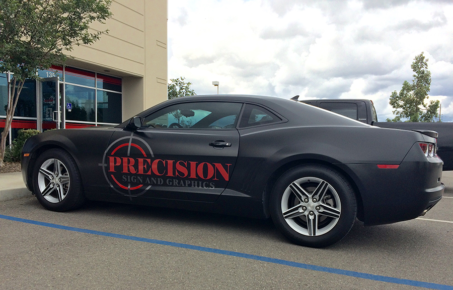 Matte wrapped camaro - Vehicle Wraps in Fontana, Rancho, Jurupa, Riverside and Eastvale