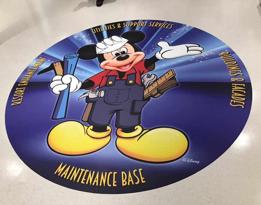 picture of a floor graphic Precision Sign and Graphics in Riverside, CA.. is your local source for Vehicle magnets, Signs, Vehicle wraps and more.. Call us today! (951) 332-2700